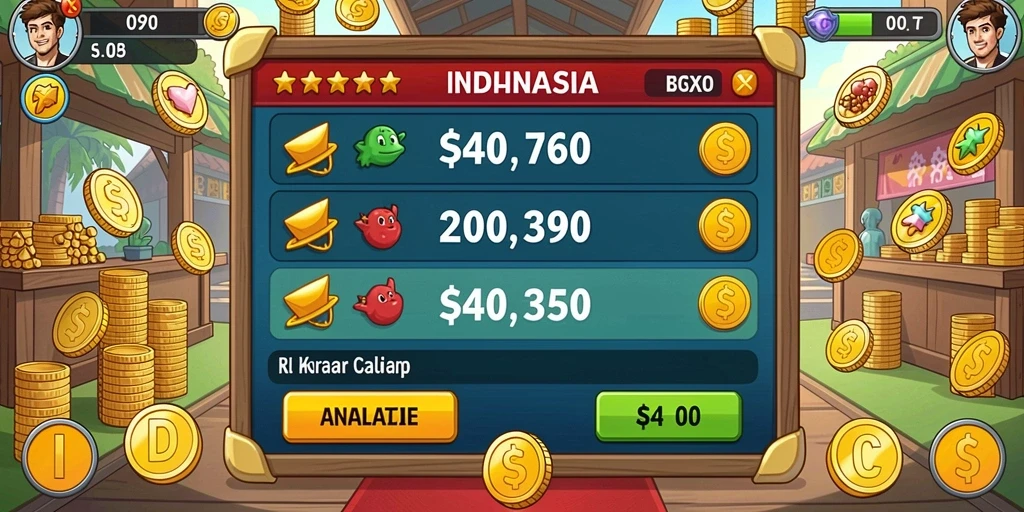 mixue88 - Screenshot menampilkan karakter unik yang dapat dipilih dalam permainan.